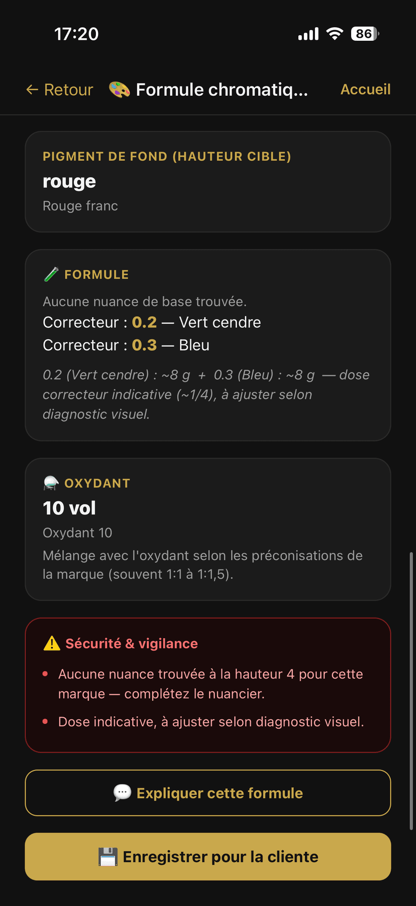 Alertes sécurité et vigilance avant application